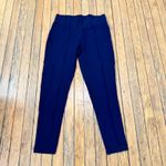 Seven Est 1964 Navy Blue Seamed Stretch Leggings Comfortable Athleisure L Size L Photo 7