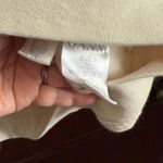 Ganni  |  Cream Hoodie with Heart Match Embroidery Sweatshirt | Small Photo 5