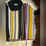 Joseph A . Cowl neck striped sweater sz large Photo 4