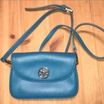 Tory Burch Turquoise Cross Body Purse Photo 0