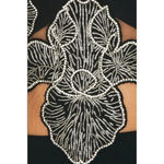 DAVID KOMA Crystal Flower Embroidered Patches Jumpsuit in Black Silver 2 New Photo 3