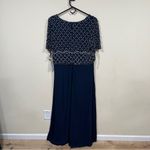 NWT Pisarro Nights Women's Blue Faux Pearl Bodice Gown size 14 Photo 7