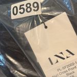 LNA  Nuri cross front ribbed dress‎ in black size 1x NWT Photo 5