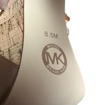 Michael Kors 8.5 US Suki Leather Platform Sandals in Luggage Brown Summer Shoes Photo 8