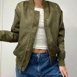 Ci Sono Lightweight Bomber Jacket Khaki Size S Photo 1
