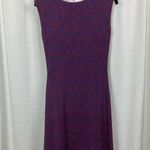 Boden USA Boden Blue&Red Floral Marina Jersey Midi Dress Sz.4R Photo 7