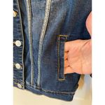 Just USA  Long Sleeve Cotton Loula Denim Jacket Medium Wash Blue Women's Small Photo 4