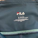 FILA  Sport Green with Black & White Stripes Leggings XL Photo 5