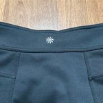 Athleta  Womens Black Scuba Skirt Fleece Lined Size XS Warm Winter Layers Photo 3