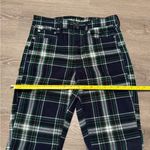 American Eagle  Outfitters Green and Blue Plaid Bootcut Pants Photo 8