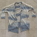 OneA Lacy NWT $34 Cardigan Striped Sz Small Blue Photo 0