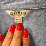 Orvis  Classic Collection Chambray‎ Button-Down Shirt Light Blue XL Photo 1