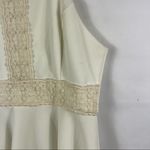 Finn and Clover  Cream Spaghetti Strap Dress with Lace in Medium Photo 2