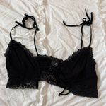 Garage Black Lace Crop Top Photo 1