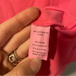 Fresh Produce  Vibrant Pink Barbie Pink Tank Top Built in Bra Size Large Neon Photo 5