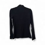 NU Denmark Black Ribbed Turtleneck Wrap Top with Cut Outs long sleeve NWT Photo 2