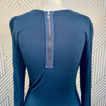 Young Fabulous and Broke Keaton Ombre Long Sleeve Dress Blue Jersey Tie Dye Size S Photo 7