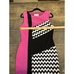 Joseph Ribkoff Tunic Sheath dress 151892 Color Block Size 10 Artsy Boho Chic Photo 7