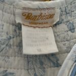 VTG Barbizon Floral Sleepwear/Housecoat White Size M Photo 7