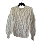 1. State  Ivory Cable Knit Sweater Photo 1