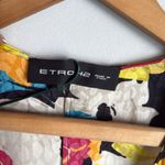 Etro floral silk midi dress Yellow Size 6 Photo 5