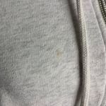 Victoria's Secret Full Zip Hooded Sweatshirt M Grey Sequins Pockets Long Sleeve Photo 3