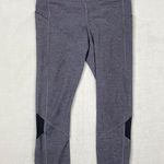 Lululemon Pace Rival Crop Heathered Black / Deep Coal / Boom Juice Size 6 Photo 2