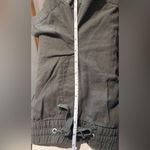 Gap Linen Blend Drawcord Waist Shorts in Dark Olive Green, Size L Photo 9