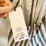 NWT Striped Button Halter Romper Photo 7