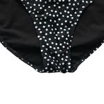 Ralph Lauren NWT  Bikini Bottom Black White Polka Dot Women Size 16W Mid Rise‎ Photo 2