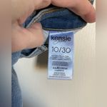 Kensie  Vintage Luxe Light Wash High Rise Skinny Raw Edge Hem Denim Jeans #S Photo 3