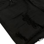 IRO  Black Distressed Jean Shorts Photo 14