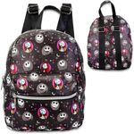 Disney Nightmare Before Christmas Mini Backpack 10” Faux Leather Jack Sally Skellington Photo 1