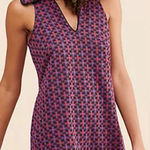 Anthropologie NWT  1970’s retro floral printed‎ mini dress Photo 0