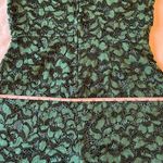 ZARA Woman Dark Green Lace Romper Size M EUC Photo 7
