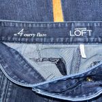 Loft  Blue‎ Curvy Flare Wide Leg Denim Photo 7