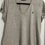 Ralph Lauren Polo  Gray V-Neck T-Shirt-size Large Photo 0
