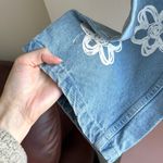 The Ragged Priest High Waist Straight Leg Denim Jeans Relaxed Fit Daisy Print Photo 7