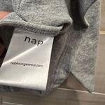 {L} NAP Loungewear Pure Cotton Loose Cut Sweatshirt Heathered Gray Size L Photo 9