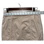 Free People  Dusty Pink Mini Denim Skirt Size 4 Stretch Photo 4