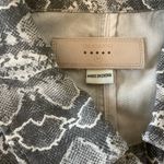 BLANK NYC snakeskin cropped jacket lightweight zipper front size medium Photo 3