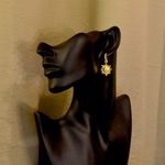 Gold Sun and Moon Mismatched Earrings Photo 5