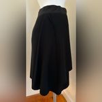 J.Crew  Black Layered Ruffle Shirt. 80% Wool Elastic Waist Thick Material… Photo 1