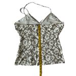 Roberto Cavalli NWT  Cream Animal Print Cross Strap Tank - Size 46 (US 12/Large) Photo 3