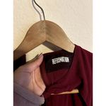 Reformation Magenta Purple Red Cut Out Sweetheart Neckline Mini Dress Photo 1