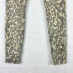 7 For All Mankind Skinny Ankle Jeans in Cheetah Print Size 26 NWT Stretch Photo 3