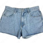 SLVRLAKE Farrah Short High Rise Jean Shorts Time Worn Wash Light Blue Cutoff 30 Photo 0