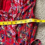Maeve Anthropologie Rosalia Wrap Dress Floral Ruffled V-Neck Sundress Size 6 Photo 4