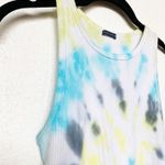 Brandy Melville Cropped Tie Dye Ribbed Tank One Size Photo 2