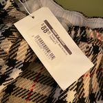 NWT Plaid Skirt Tan Photo 2